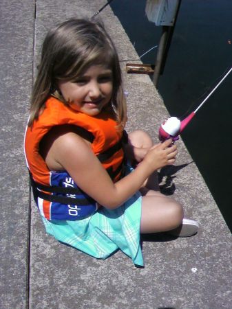 Emma fishing