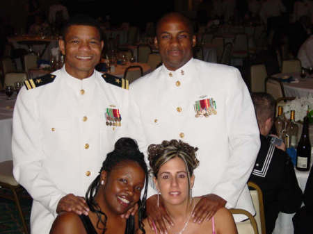 Navy ball w/ Eric and friends