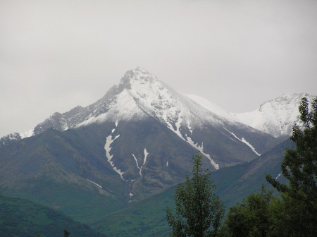 Snow line in July 2008