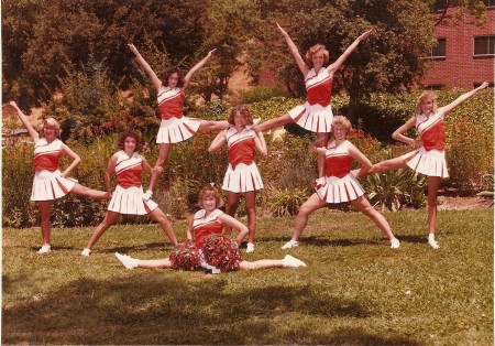 1985 JV Cheerleaders at Spirit Camp