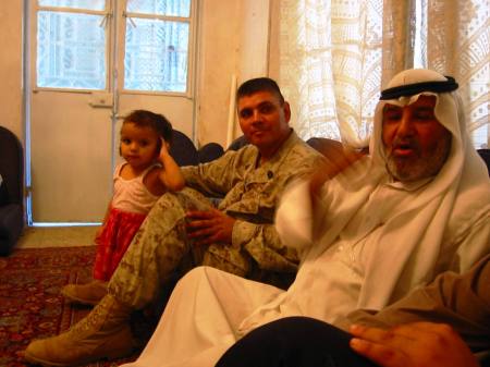 MSgt Sahadi visiting a local Sheik