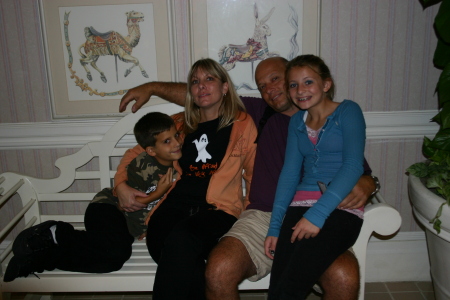 The family at Disney Halloween 06