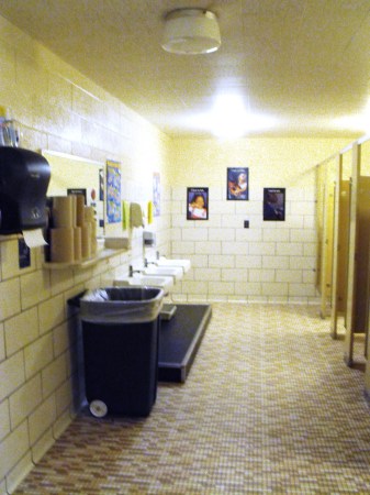 Girls' washroom main floor.