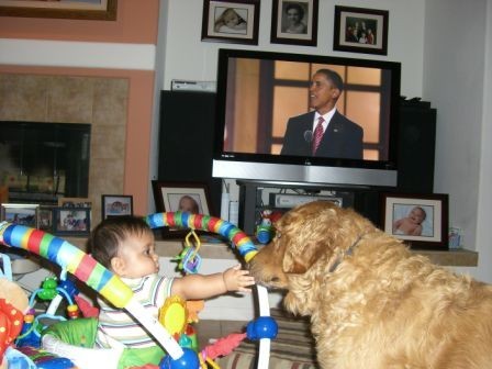 History in the making! Ryan, Jonas, & Obama