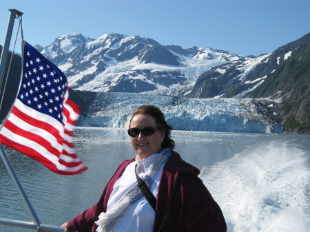 Joy at Columbia Glacier, Alaska '08