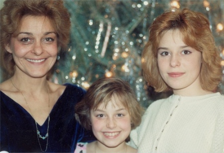 My Mom Carol, My Sister Jen and Me