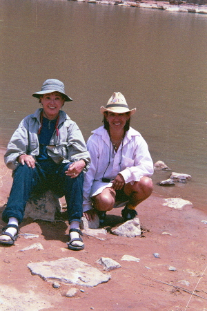 Mom and I- Utah rafting trip