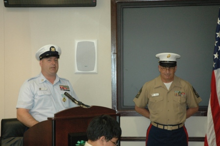 My Retirement Ceremony in 2006