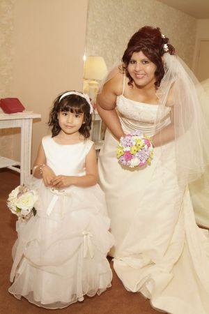 Me with my flower girl Alexis 7-12-08