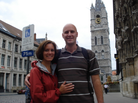 Chris and me in Ghent, Belgium - Aug. 2008