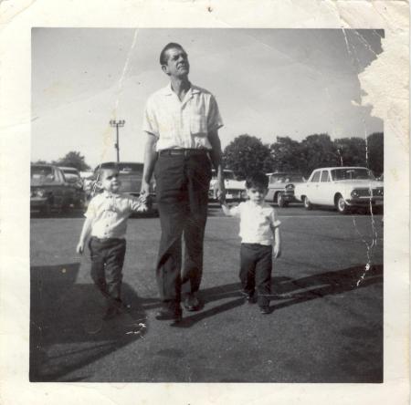 Louie, Dad and me. Newark, NJ