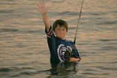 Seth fishing - July 2008