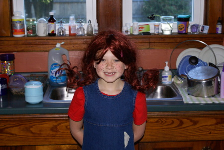 Natalie as Pippi Longstocking