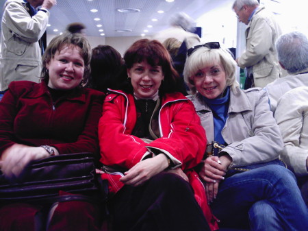 At the airport in Sherymetreovo