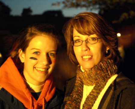 Me and Courtney at her Junior Homecoming Rally