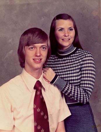 Dwayne and Carolyn, about 1976