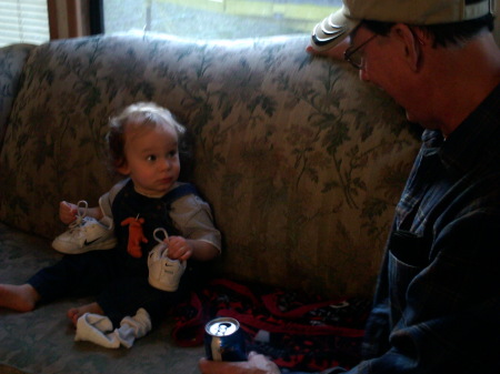 My daddy w/Eli