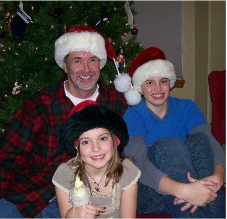 Xmas 2007 - Me and my 2 youngest