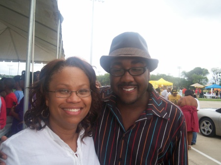 Me and George Huff from American Idol