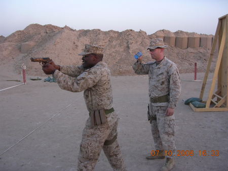 Weapons training in Iraq