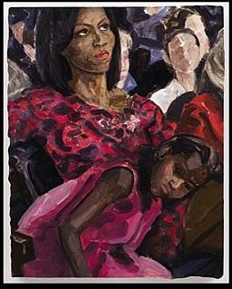 Portrait of Michelle Obama