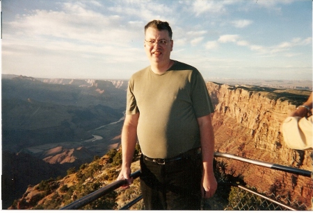John at the Grand Canyon, Aug 2004