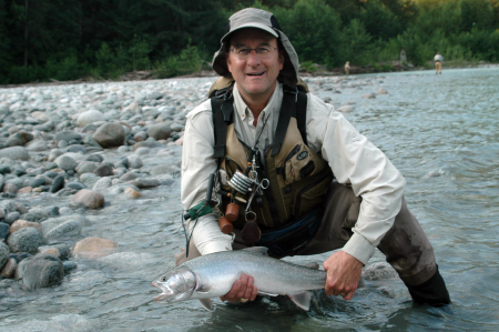 Fly fishing, August, 2008