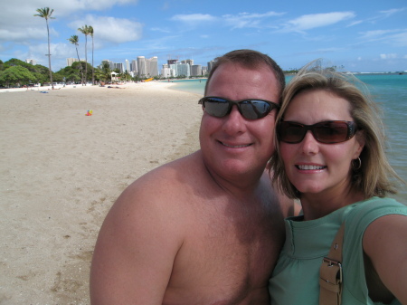 Kevin and I in Waikiki, HI