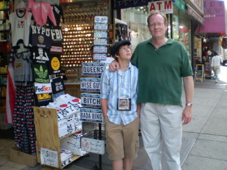 My son Cody and Me in Chinatown