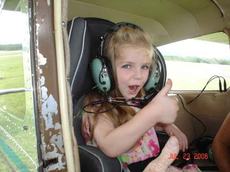 Granddaughter Ready for Takeoff