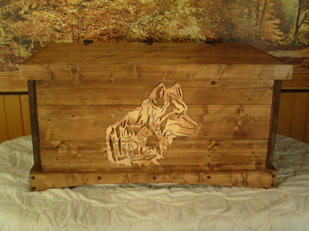 wolf chest