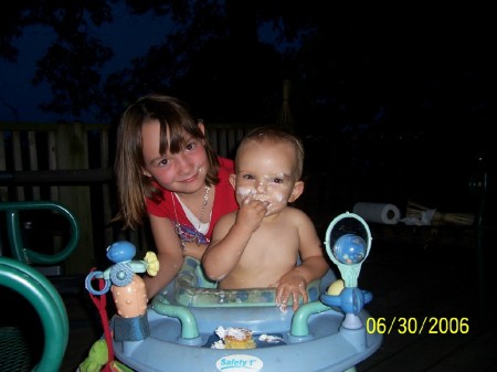 Bobby w/ Alexis on his 1st birthday