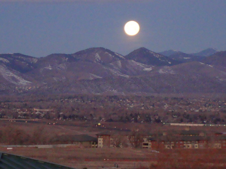 moon set from my apt