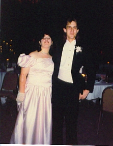 vera page and rex taylor at prom 1989