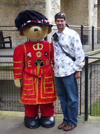 Dave with Paddington Bear