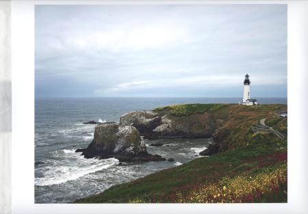 Oregon search light near Lincoln City