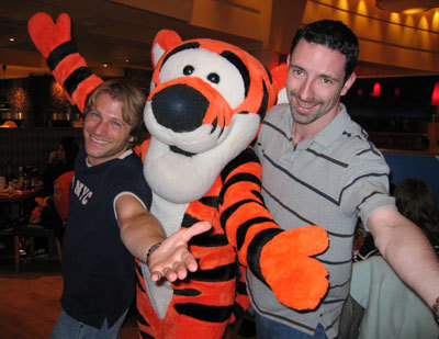 David as Tigger at Disneyland