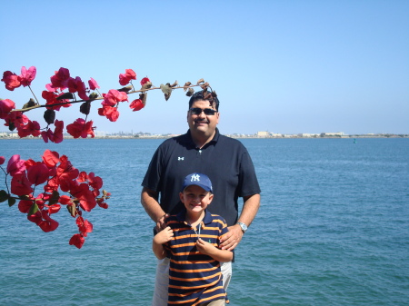 My Husband Gabe and our Son Alec in San Diego