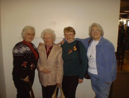 Me, Aunt Bertie, Janice, Debbie (Maine)