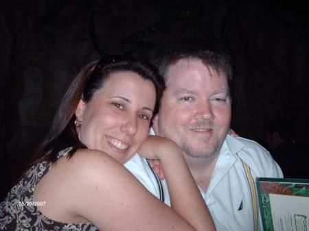Lynn and I at Rainforest Cafe