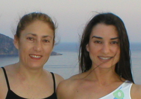 Mother-in-law and Elif in Turkey, 2004