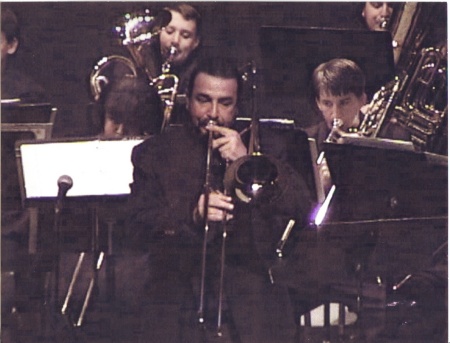 Performing at a concert