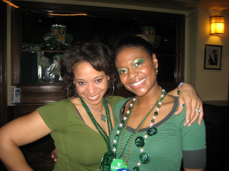 Reh and Fe on St Patrick's Day 2008