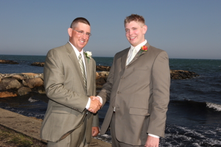 Wedding Day -- My sons