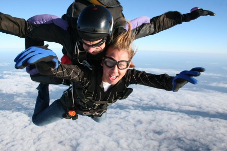 Heather sky diving