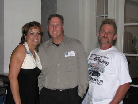 Teri, Brian Medlock and Vince Gibson