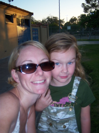 Neveah and Mom at the park