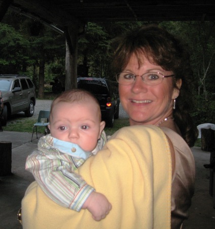 My first grandson, Owen and I Sept 07