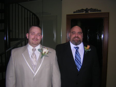 oldest son and i at his wedding