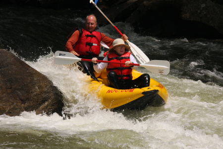 kayaking a class 3 river in north carolina